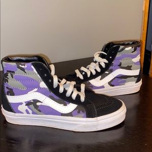Brand new Vans camo high tops